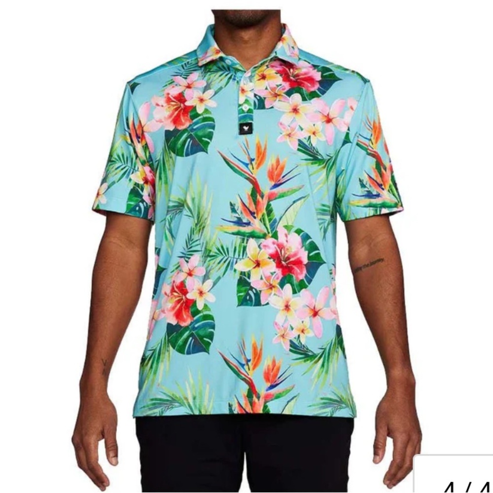 BAD BIRDIE Tropical Polo